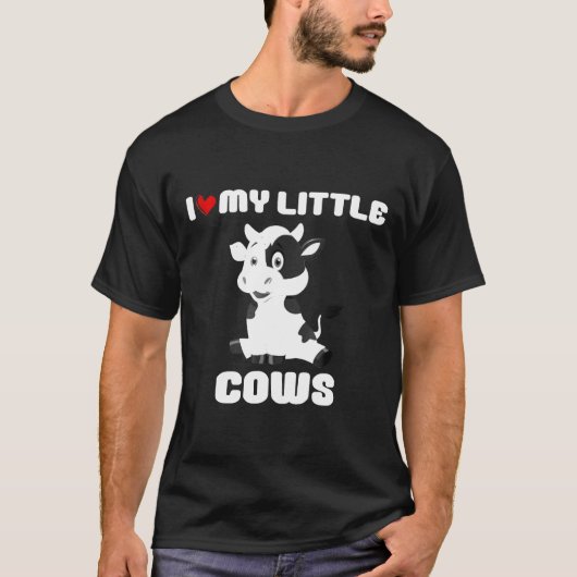 子牛大好き 子牛牧場 Tシャツ (正面)