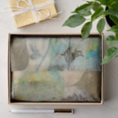 子牛皮紙の花柄I 薄葉紙 (ギフト)