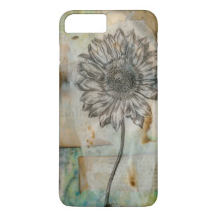 子牛皮紙の花柄I iPhone 8 PLUS/7 PLUSケース