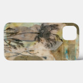 子牛皮紙の花柄II Case-Mate iPhoneケース (裏面 (横))