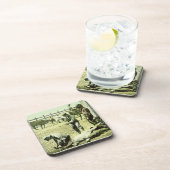 子牛、c.1900 (写真)を決め付けているアメリカのカウボーイ コースター (右側)