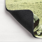 子牛、c.1900 (写真)を決め付けているアメリカのカウボーイ マウスパッド (コーナー)