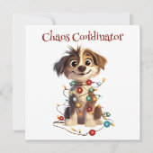 子犬いけなのクリスマス・カオスコーディネーター シーズンカード (正面)