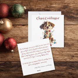 子犬いけなのクリスマス・カオスコーディネーター シーズンカード