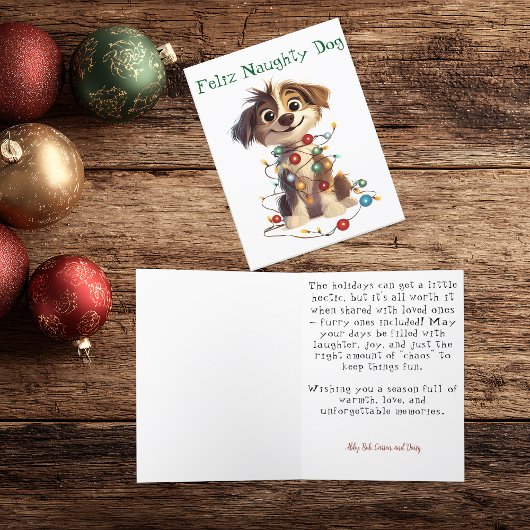 子犬いけなのクリスマス・カオスコーディネーター シーズンカード