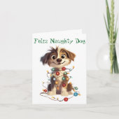 子犬いけなのクリスマス・カオスコーディネーター シーズンカード (正面)