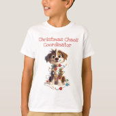 子犬いけなのクリスマス・カオスコーディネーター Tシャツ (正面)