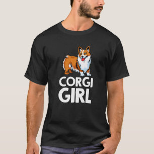 子犬おもしろい恋人オーナーウォーのためのCorgi女の子ギフト Tシャツ