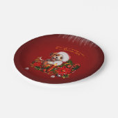 子犬おもしろい ペーパープレート (アングル)