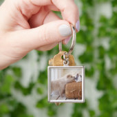 子犬およびウサギ キーホルダー (手)