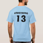 子犬および虹 Tシャツ (裏面)