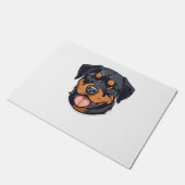 子犬からポーソレのパートナーへのロットウェイラロンプ ドアマット (アングル)