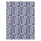 子犬かわいいカラフル第1の誕生日パーティーテーマ テーブルクロス (正面)