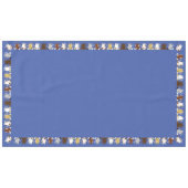 子犬かわいいカラフル第1の誕生日パーティーテーマ テーブルクロス (正面(横))