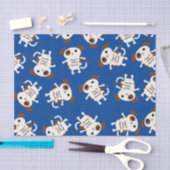 子犬かわいいカラフル第1の誕生日パーティーテーマ 薄葉紙 (クラフト)