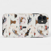 子犬がお楽しみに遊ぶ Case-Mate iPhoneケース (裏面(横))