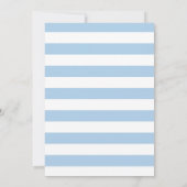 子犬がパティー誕生日パーティーボーイを許可 招待状 (裏面)