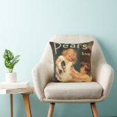 子犬が入浴するヴィンテージアンティーク クッション (椅子)