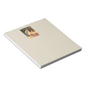 子犬が入浴するヴィンテージアンティーク ノートパッド (アングル)