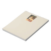 子犬が入浴するヴィンテージアンティーク ノートパッド (回転)