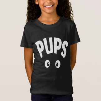 子犬が見てる Tシャツ