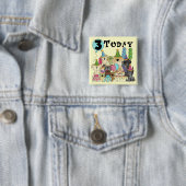 子犬たち3rd誕生日Bash Tシャツとギフト 缶バッジ (インサイチュ)