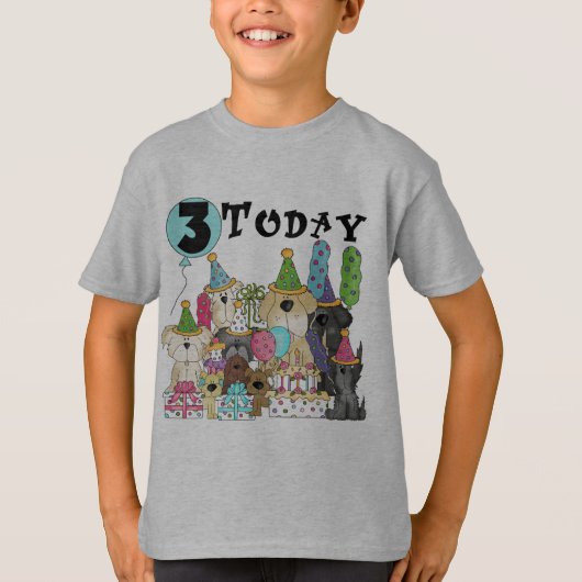 子犬たち3rd誕生日Bash Tシャツとギフト Tシャツ (正面)