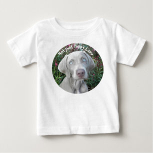 子犬だけの愛 – Weimaraner Dog ベビーTシャツ