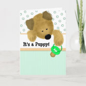 子犬だ！ 案内状 (正面)