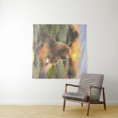 子犬とアイリッシュセッター タペストリー (インサイチュ(横))