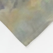 子犬とアイリッシュセッター フリースブランケット (角)