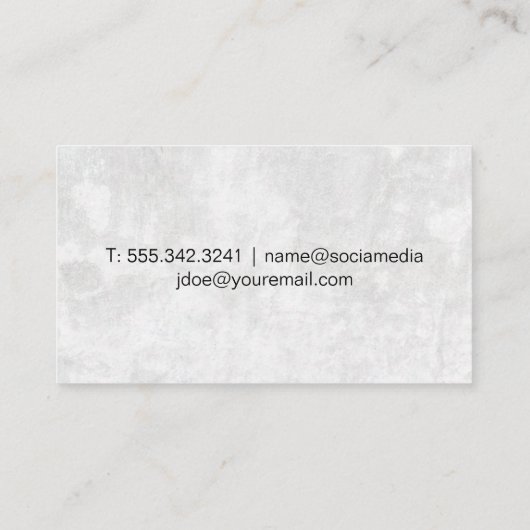 子犬とトレーナー 名刺 (裏面)