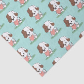 子犬とハート 薄葉紙 (詳細)