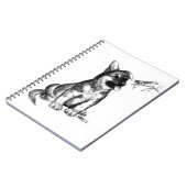 子犬とバッタ ノートブック (左側)