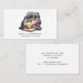 子犬と予約の子供の作家名刺 名刺 (正面/裏面)