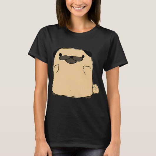 子犬と人を交換します。犬の足 Tシャツ (正面)