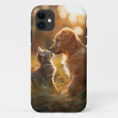 子犬と子猫の友人 Case-Mate iPhoneケース (裏面)