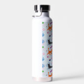 子犬と子猫 ウォーターボトル (右面)