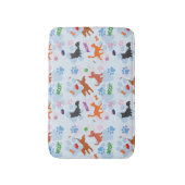 子犬と子猫 バスマット (正面縦)