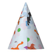 子犬と子猫 パーティーハット (裏面)