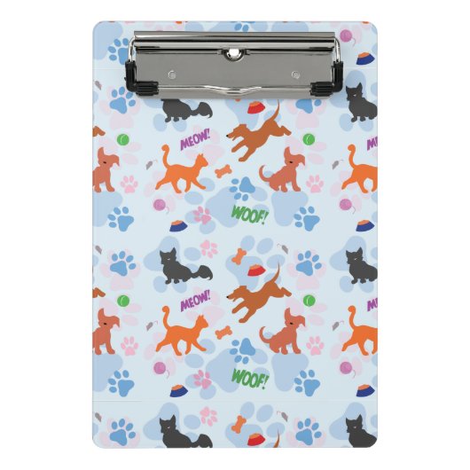 子犬と子猫 ミニクリップボード (正面)
