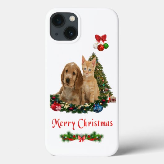 子犬と子猫iPhone 13ケース Case-Mate iPhoneケース (裏面)