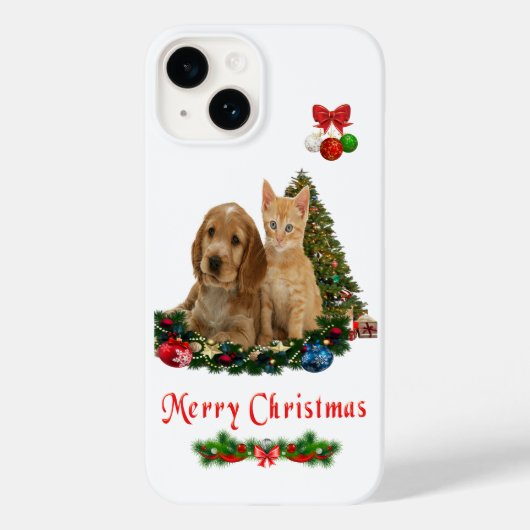 子犬と子猫iphone 14ケース Case-Mate iPhoneケース (裏面)