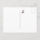 子犬のお知らせポストカード ポストカード (裏面)