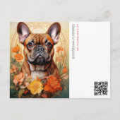 子犬のお知らせポストカード ポストカード (正面)