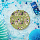 子犬のイースターコレクション ペーパープレート (パーティー)