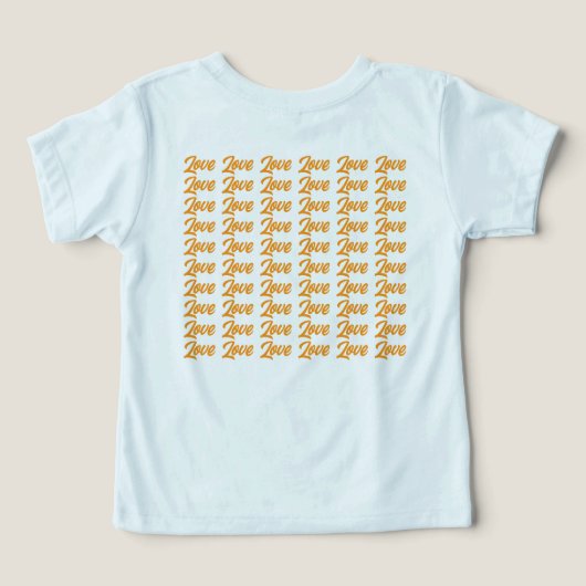 子犬のオレンジ色の愛 (デザイン裏面)