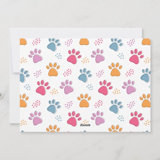 子犬のキスバレンタインデーペット子犬の写真 シーズンカード (裏面)