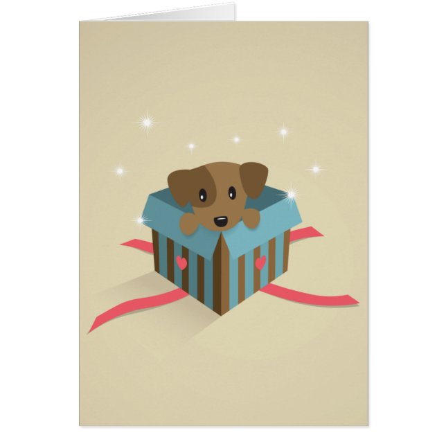 子犬のギフト (正面)