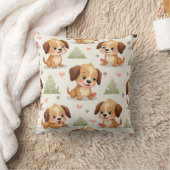 子犬のクッション枕 クッション (ブランケット)